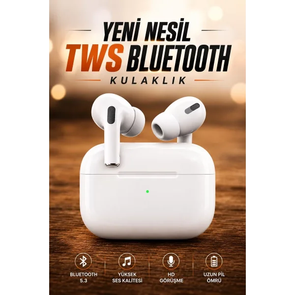 Dokunmatik Kontrollü Kablosuz Kulaklık iOS ve Android Uyumlu