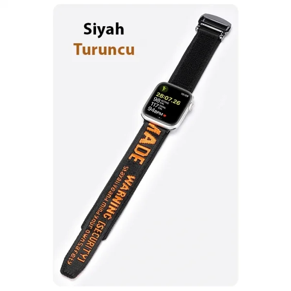 Dux Ducis Apple Watch 42/44/45MM için Kayış Kordon Lylon Loop-(5775)