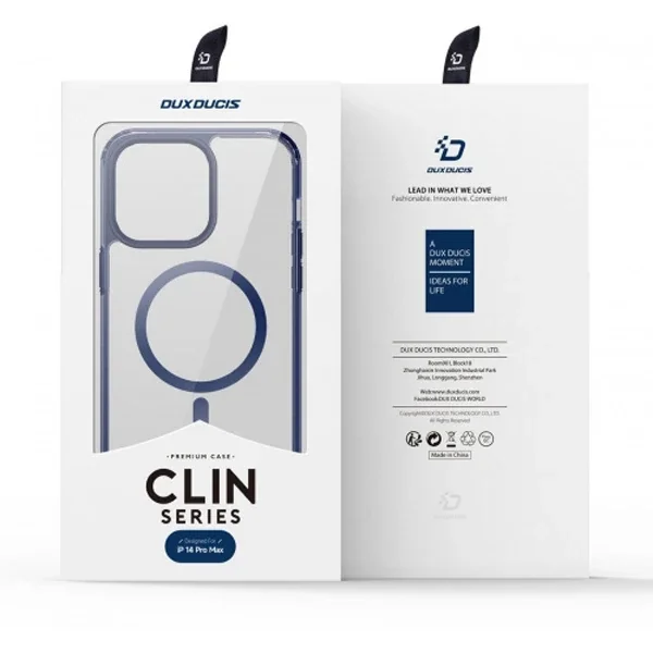 Dux Ducis Clin Mag Series iPhone 14 Pro Max 6.7 Magsafe Uyumlu Manyetik Silikon Kılıf-(5775)