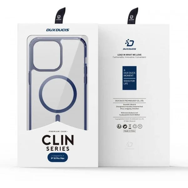 Dux Ducis Clin Mag Series iPhone 14 Pro Max 6.7 Magsafe Uyumlu Manyetik Silikon Kılıf-(5775)