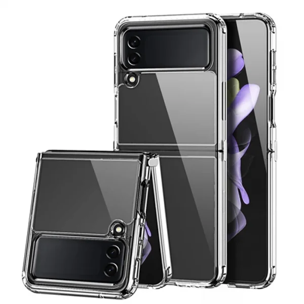 Dux Ducis Crystal Clin Series Samsung Galaxy Z Flip3 5G Shockproof Şeffaf Silikon Kılıf-(5775)