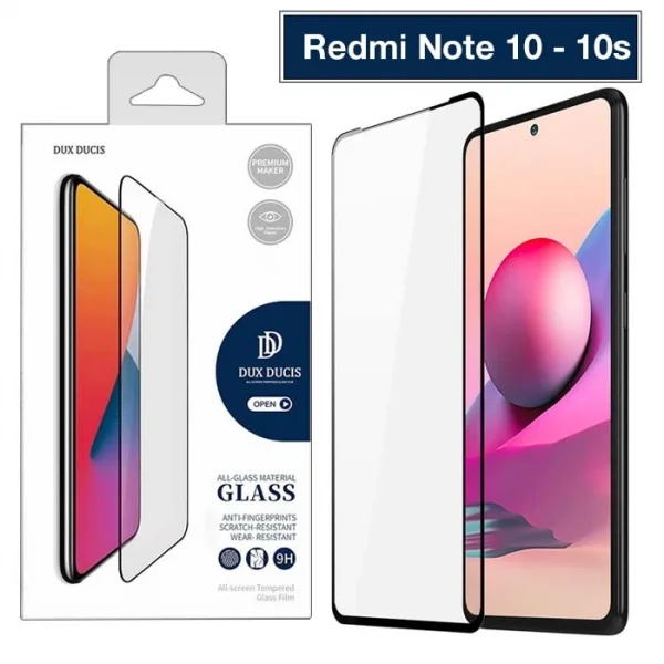 Dux Ducis Full Kaplama Redmi Note 10 Note 10S Cam Ekran Koruyucu-(5775)