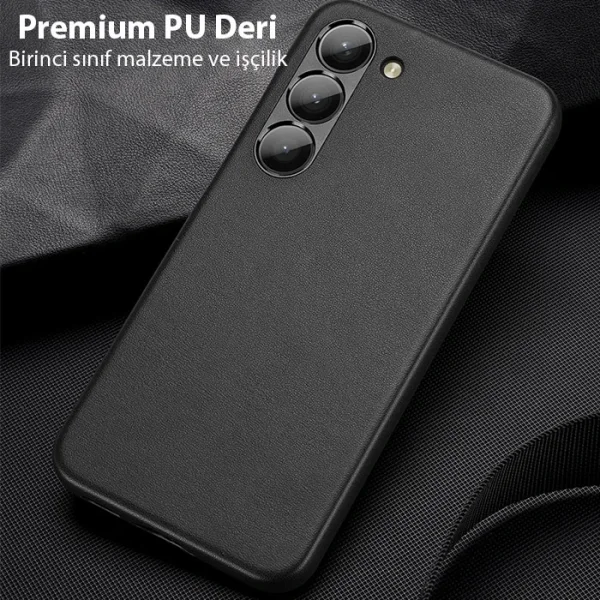 Dux Ducis SM Galaxy S23 Plus Grit Series PU Premium Kılıf-(5775)
