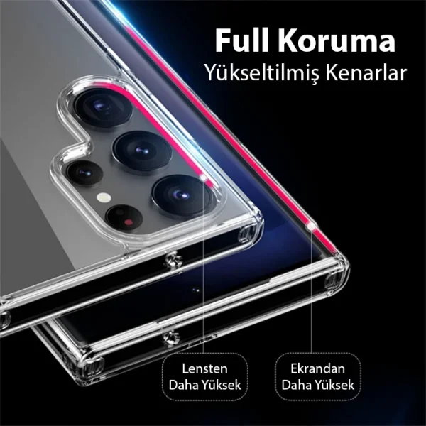 Dux Ducis SM Galaxy S23 Ulta Clin Series Shockproof Şeffaf Silikon Kılıf-(5775)