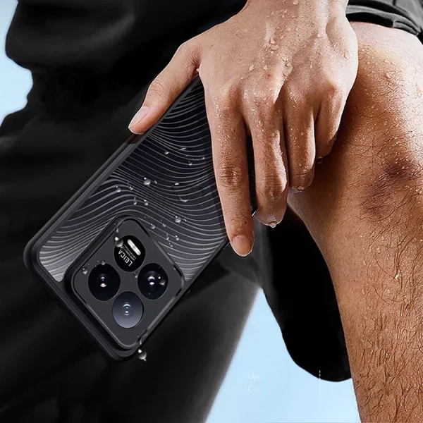 Dux Ducis Xiaomi 14 Pro Aimo Series Premium Buzlu Sert PC-TPU Kılıf-(5775)