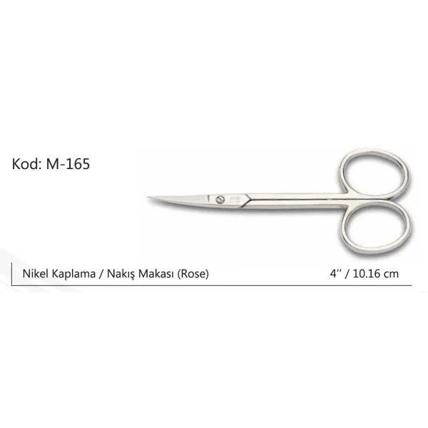 Europe Nakış Makası Süper Kalite No:4 10,16 Cm