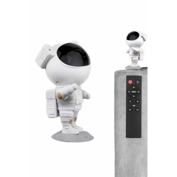 Gece Lambası Astronot Bluetooth Hoparlörlü Galaksi Işık Projektörü