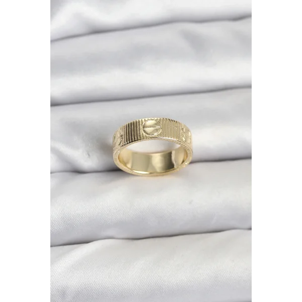Gold Renk Model Kadın Yüzük