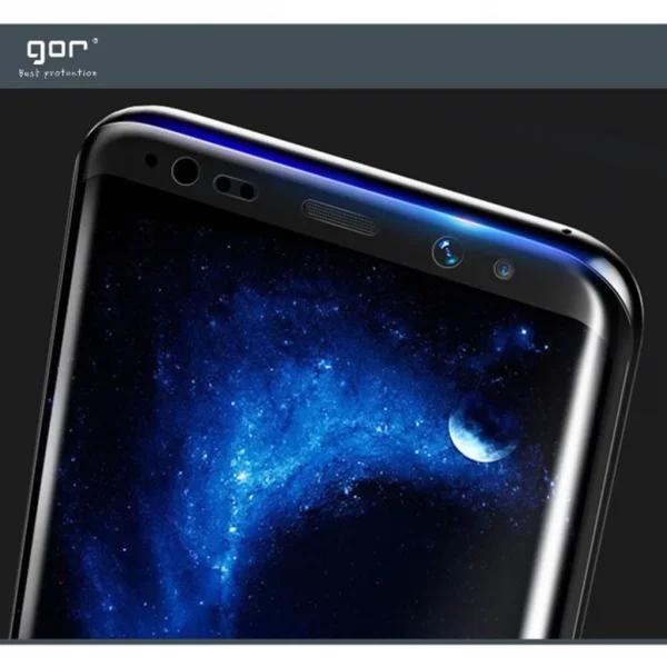 Gor Galaxy Note 7 Fan 3D Kavisli Darbe Emici Full Ekran Koruyucu 2 Adet Set-(5775)