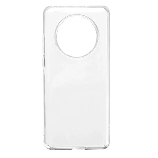 GOR Huawei Mate 40 Pro Kılıf Kamera Korumalı Şeffaf Silikon Kılıf-(5775)
