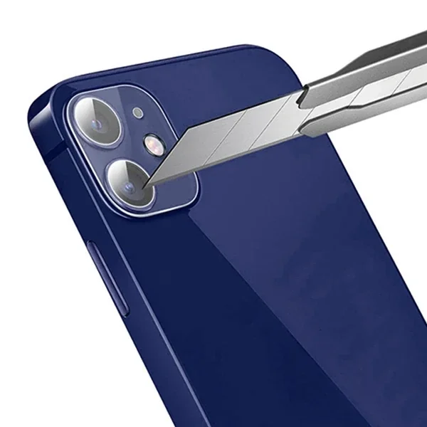 GOR İPhone 12 Mini 5.4 Best Full Tempered Cam Kamera Koruyucu 2Adet Set-(5775)