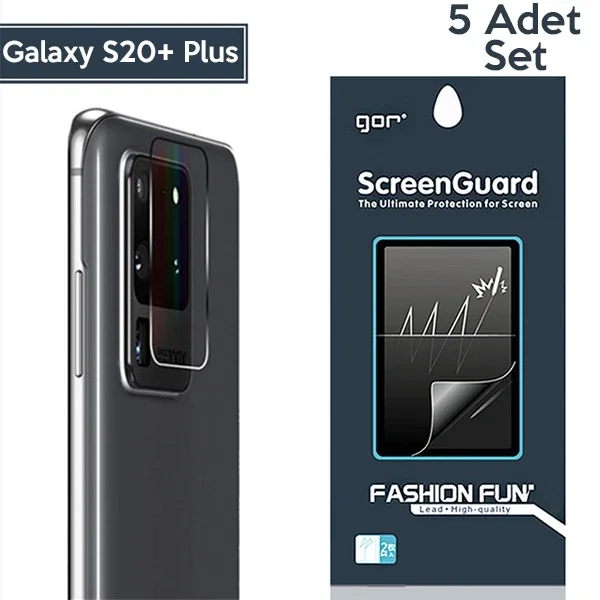 GOR Samsung Galaxy S20+Plus  Kamera Lens Koruyucu 5 Adet-(5775)