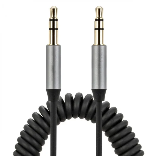 Griffin Spiral Araç Ses Aktarım Kablosu Aux Kablo 2/3mm-(5775)