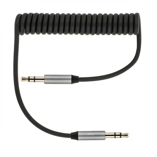 Griffin Spiral Araç Ses Aktarım Kablosu Aux Kablo 2/3mm-(5775)