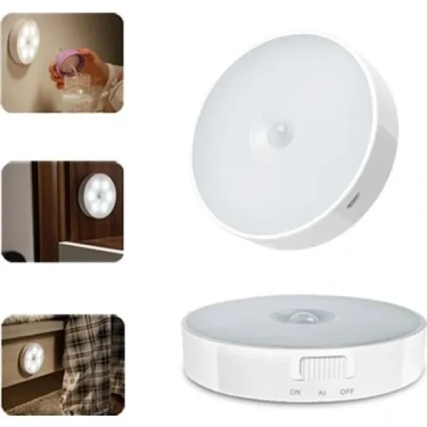 Hareket Sensörlü Usb Şarjlı Led Işık Lamba