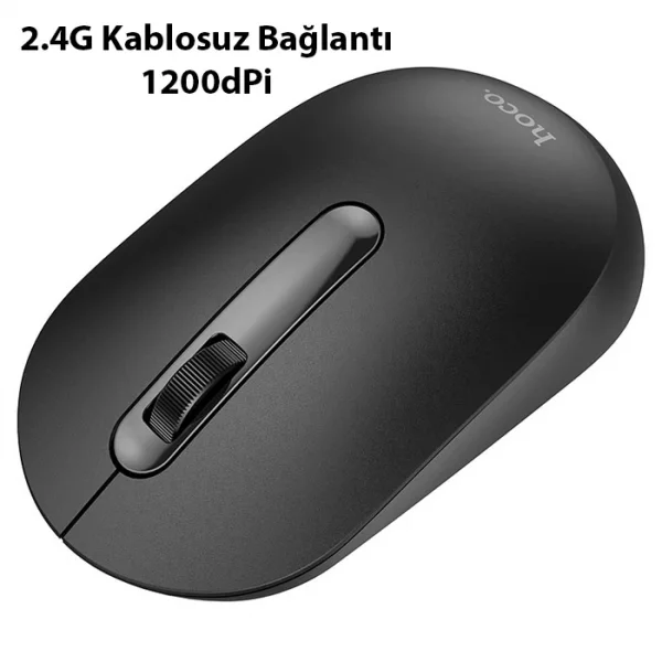 HOCO GM14 Platinium 1200dPi 2.4G Bluetooth Kablosuz Optik Mouse-(5775)