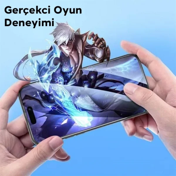 HOCO Guardian Shield Series iPhone 15 HD Tempered Kırılmaz Cam Ekran Koruyucu 10 Adet Set-(5775)