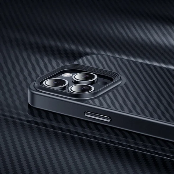Hoco iPhone 15 Pro AS7 Kevlar Kılıf Manyetik Magsafeli Telefon Kılıfı-(5775)