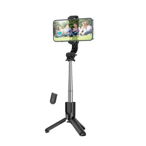 HOCO K17 Bluetooth Uzaktan Kontrol Selfie Çubuğu Tripod Mini Canlı Yayın Standı-(5775)