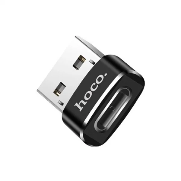 HOCO UA6 Erkek USB to Dişi Type-C Dönüştürücü Çevirici Adaptör-(5775)