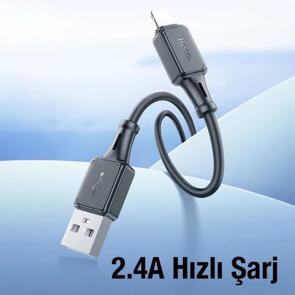 HOCO X101 USB to iPhone Lightning 2.4A Hızlı Şarj ve Data Kablosu-(5775)