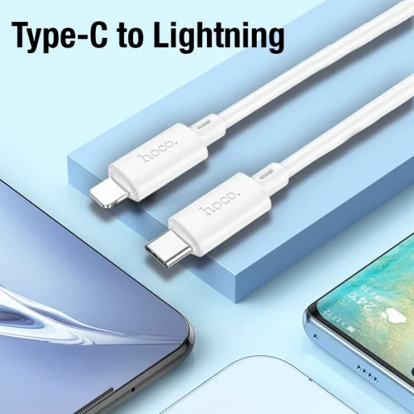 HOCO X88 20W Type-C to iPhone Lightning Hızlı Data ve Şarj Kablosu-(5775)