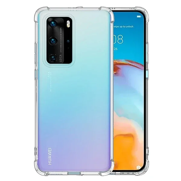 Huawei P40 Anti-Drop Darbe Emici Silikon Kılıf-(5775)