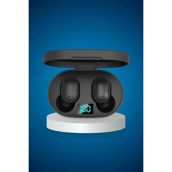 İkili Bluetooth Kulaklık Dijital Göstergeli Uzun Pil Ömrü Yüksek Ses Kaliteli