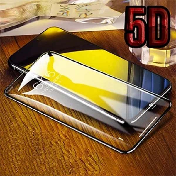 İPhone 11 Pro Max 5D Kavisli Full Tempered Cam Ekran Koruyucu-(5775)