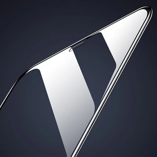 iPhone 12/12 Pro 6.1 3D Full High Aluminum Tempered Cam Ekran Koruyucu-(5775)