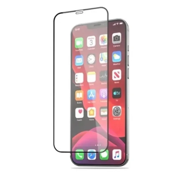 İPhone 12 Pro Max 6.7 Full Glue Tempered Cam Ekran Koruyucu Full Kaplama-(5775)