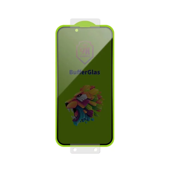 iPhone 14 Pro Max Buffer Hayalet Cam Ekran Koruyucu - Siyah-(5796)