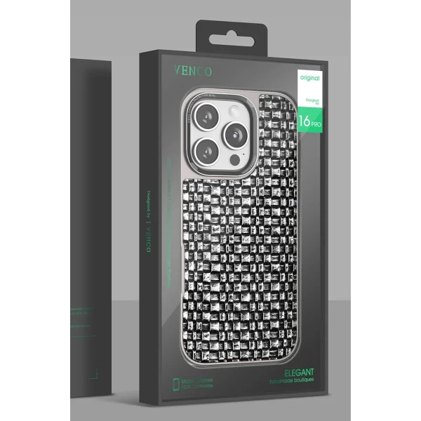 iPhone 16 Pro Brand Kapak - Lacivert-(5796)