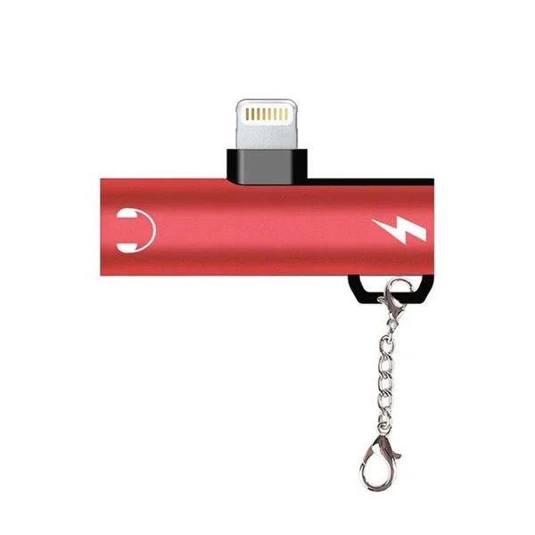 İPhone 3.5mm Kulaklık Ve Şarj Dönüştürücü Başlık Adaptör-(5775)