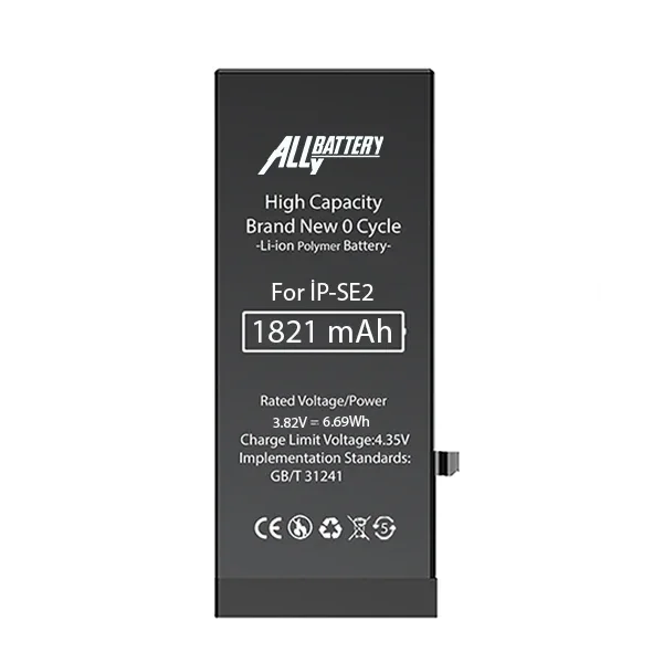 iPhone SE 2020 1821 Mah Yüksek Kapasiteli Pil Batarya-(5775)