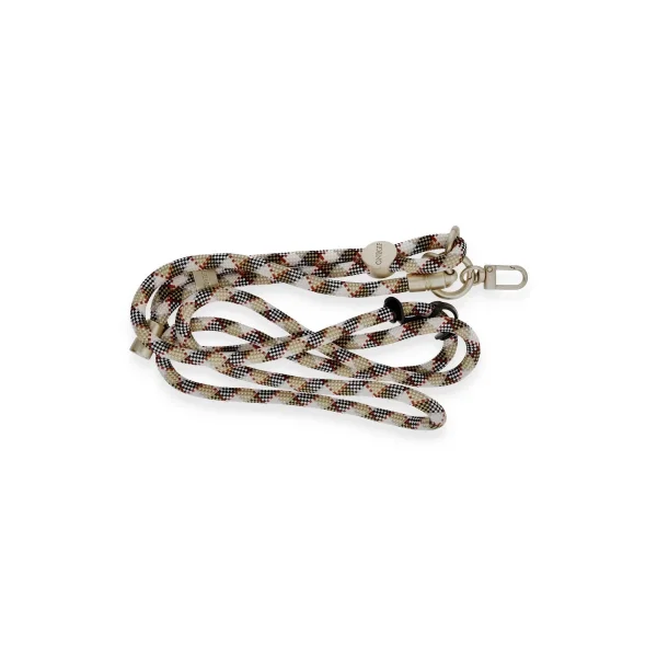 JE Desenli Boyun Askısı - Kahverengi-(5796)