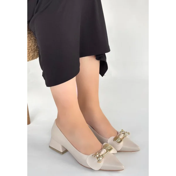 Jies Bej Topuklu Ayakkabı