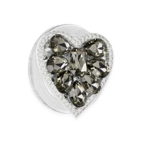 Kickstand Taşlı Magsafe Stand - Siyah-(5796)