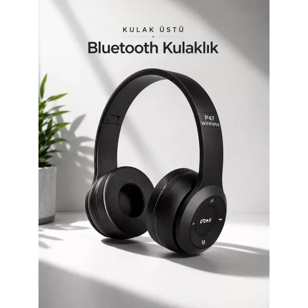 Kulak İçi Kablosuz Bluetooth Kulaklık Ekstra Bass ve Çok Yönlü Kullanım