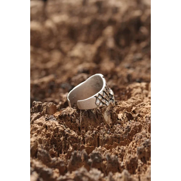 Kuru Kafa Desen Ayarlanabilir Yüzük