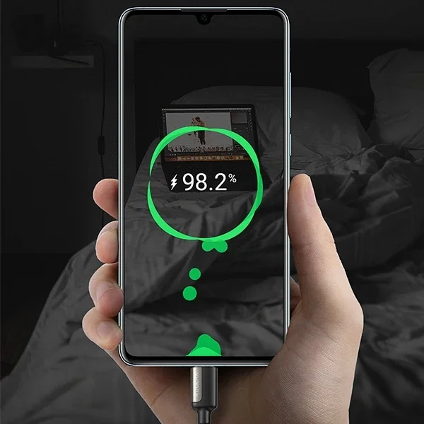 KUULAA Type C Type-C PD 60W QC4.0 Hızlı Şarj ve Data Kablosu 1Metre-(5775)