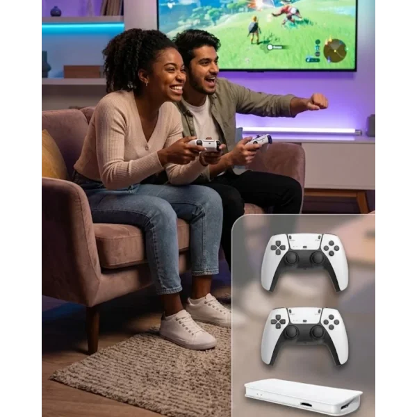 M15 Retro Konsol – 20.000 Oyunlu Çift Gamepadli 4K HDMI