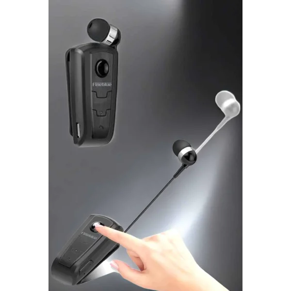 Makaralı Bluetooth Kulaklık Çağrı Cevaplama Kablolu Uzun Pil Ömrü