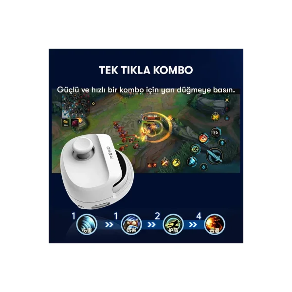 Memo MB01 Oyun Tuşu - Beyaz-(5796)