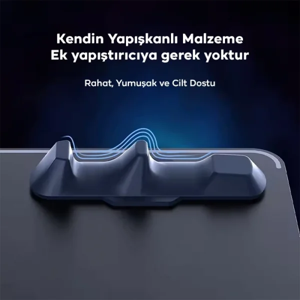 MEMO PB01 2 Adet Tablet İçin Yapışkanlı Silikon Tutma Kolu-(5775)