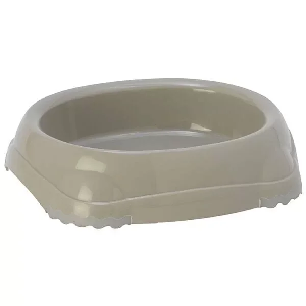 Moderna Smart Plastik Kedi ve Köpek Mama ve Su Kabı Gri 210 Ml