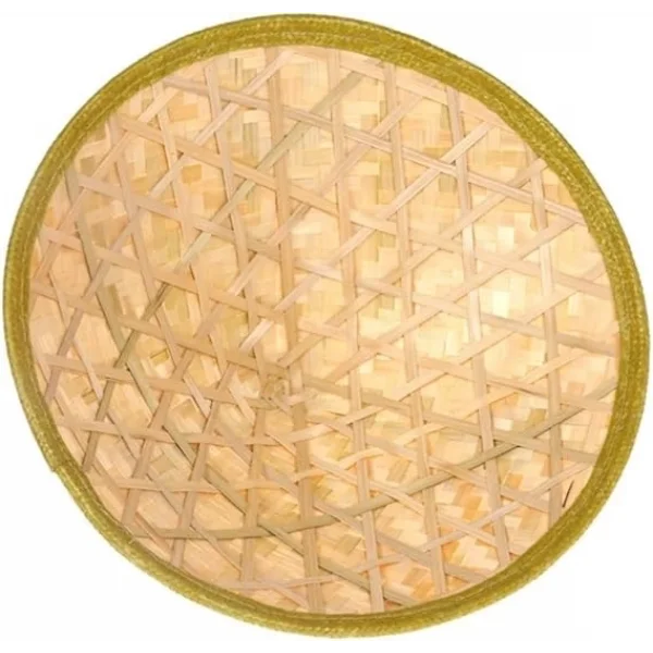 Naturel Renk Cambodia Kamboçyalı Vietnam Şapkası Pvc Hasır