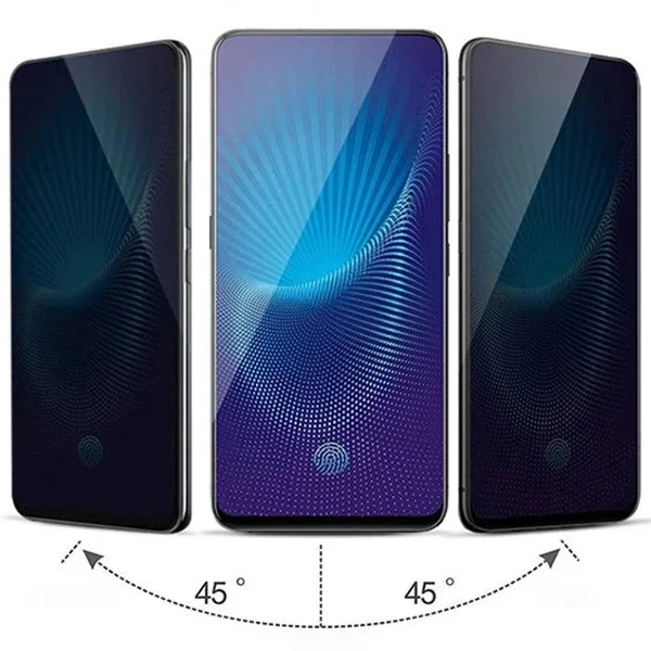OPPO Realme 7 3D Full Privacy Gizlilik Tempered Cam Ekran Koruyucu-(5775)