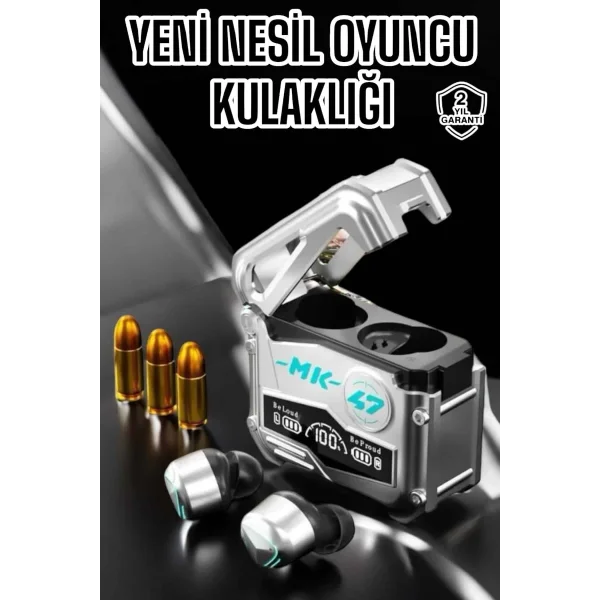 Oyuncu Kulaklığı Bluetooth Bağlantılı ANC Özelliği 5.0 Bluetooth