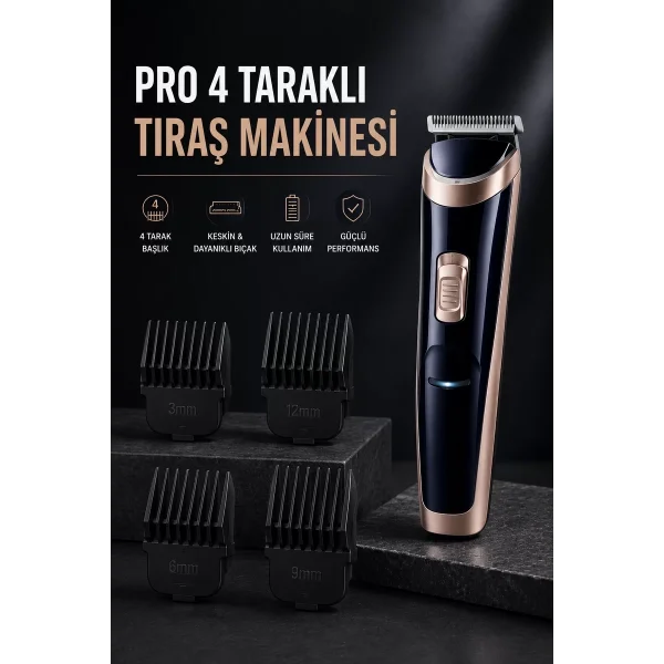 Paslanmaz Çelik Bıçaklı Hassas Çelik Bıçaklı Tıraş Makinesi